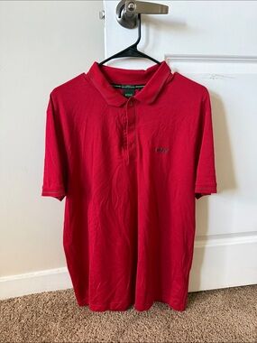 BOSS Red Short-Sleeve Polo with Subtle Logo